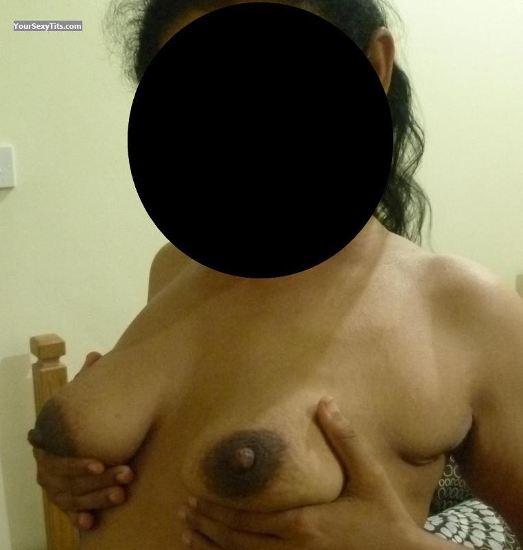 Tit Flash: Wife's Medium Tits - Hot Bitch from Malaysia